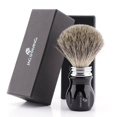 JAG's Super Badger Shaving Brush - Black Handle