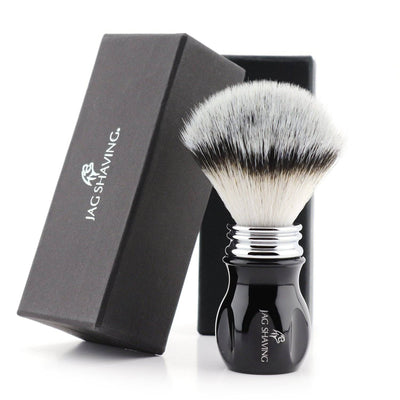 Eco-Friendly Synthetic Shaving Brush - Black - JAG SHAVING