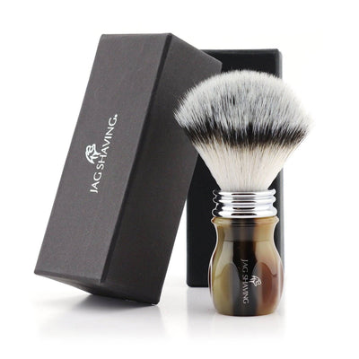 Synthetic Shaving Brush - Buffalo Horn Replica - JAG SHAVING